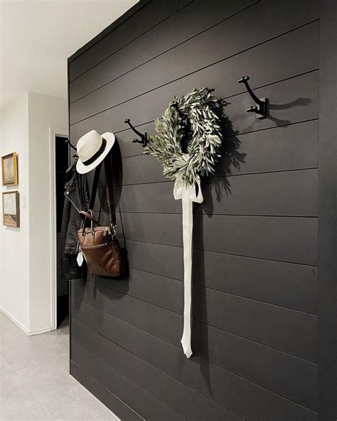 Stunning Transformation Black Shiplap Wall