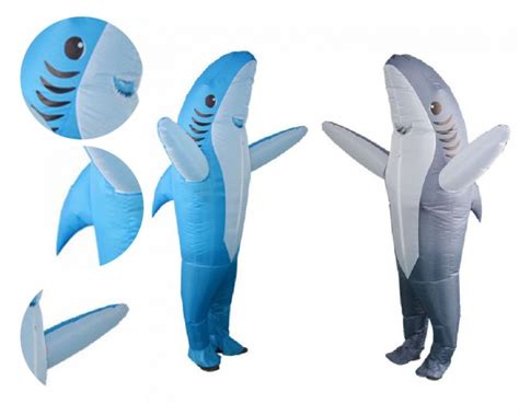 halloween shark inflatable costume