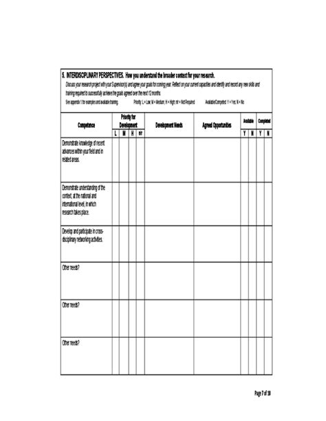 Assessment Analysis Template Hq Printable Documents Images