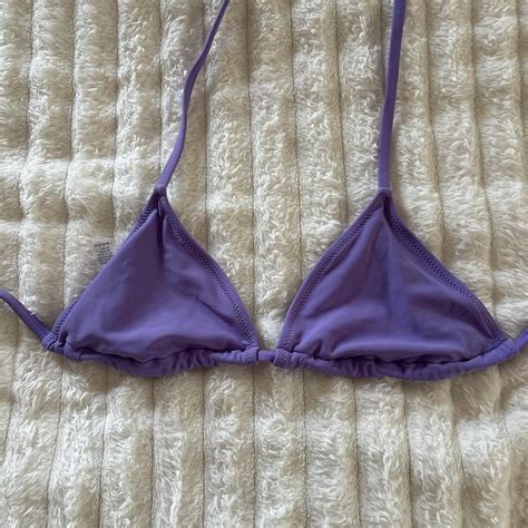 Purple Bikini Top Removable Padding Depop