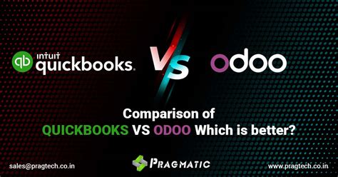 Comparison Of QUICKBOOKS VS ODOO Which Is Better Pragmatic Techsoft