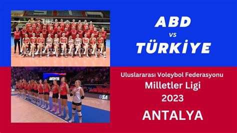 U S Embassy Türkiye on Twitter Bugün Voleybol Milletler Ligi 2023 ün