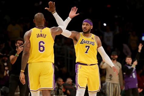 Lakers News Carmelo Anthony Explains Why LeBron James Isn T Recognized