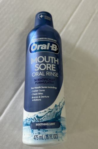 Oral B Mouth Sore Mouthwash Special Care Oral Rinse 16 Oz Canker Bites