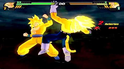 Dragon Ball Z Budokai Tenkaichi 3 Version Latino Vegeta Ssj4 Dorado Vs