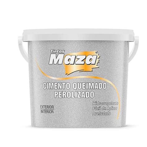 Efeito Cimento Queimado Perolizado 12kg Maza Casarin Home