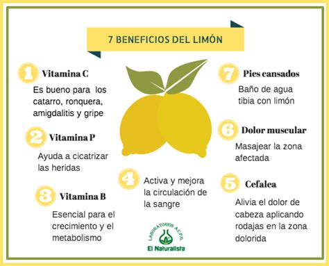 Propiedades y beneficios del limón El Blog de El Naturalista