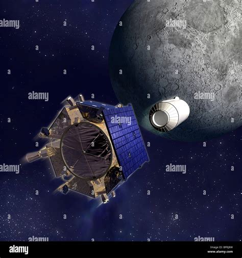 Artist's Illustration of the Lunar Crater Observation and Sensing ...