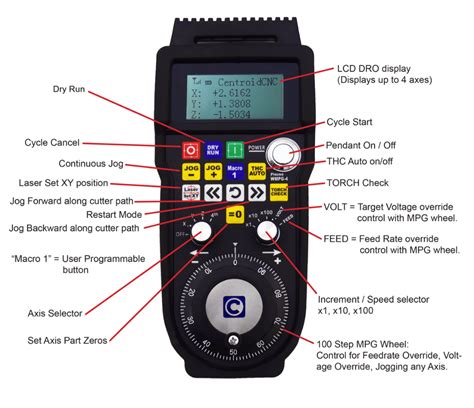 Plasma WMPG 4 CNC Control Pendant Hardware CNC