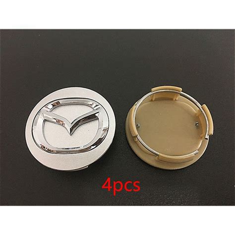 Ready Stock4pcs 56mm Mazda Wheel Center Hub Cap Cover Emblem Wheels