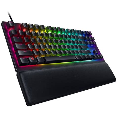 Teclado Mecanico Razer Huntsman V2 Tkl Negro Rgb Switch Red