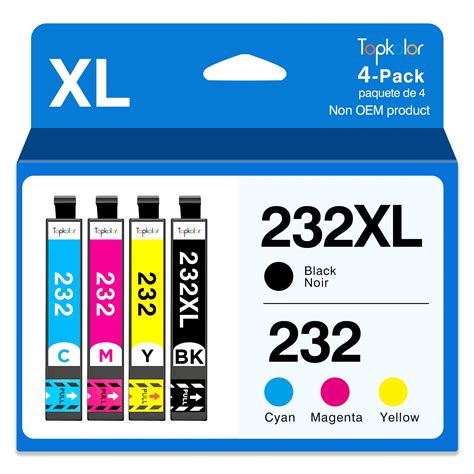 232xl Ink Cartridges 232 Replacement For Epson 232xl Ink Cartridges Combo Pack T232 232xl Epson