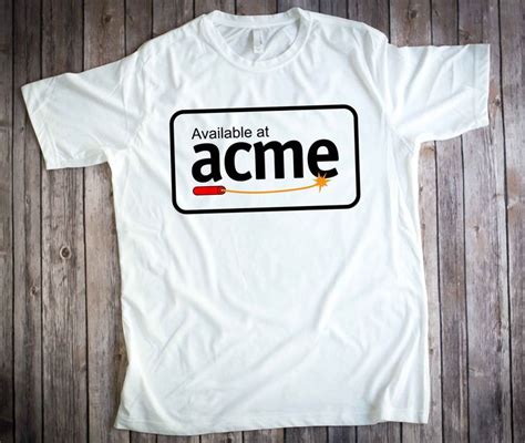 ACME T-shirt Available on ACME Road Runner Wile E Coyote Amazon T-shirt ...