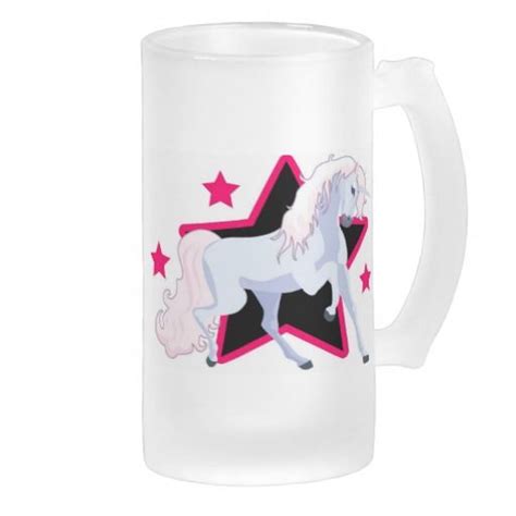 Unicorn Frosted Mug Mugs Unicorn Steins