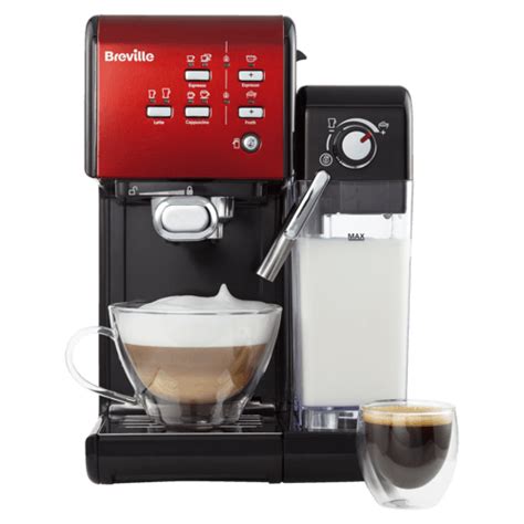 Espressor Manual Cu Lapte Prima Latte Ii Red Breville Spumare Lapte