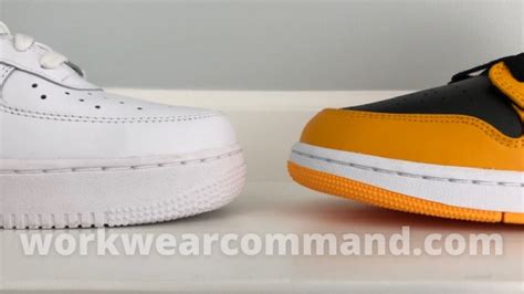 Nike Air Force 1 Vs Air Jordan 1 Sizing And Fit Comparison Photos Af1