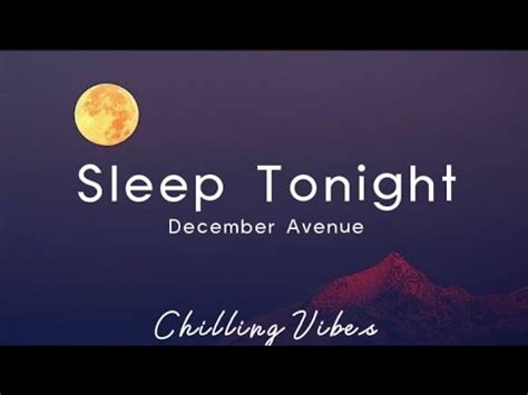 December Avenue Sleep Tonight Lyrics YouTube