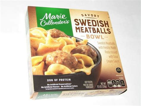 Marie Callender S Savory Swedish Meatballs Bowl Holiday Recipes Sour