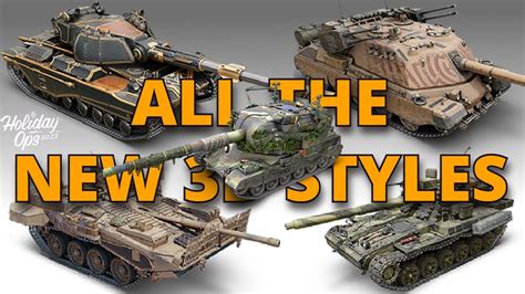 All The NEW 2D 3D Styles 2023 World Of Tanks YouTube