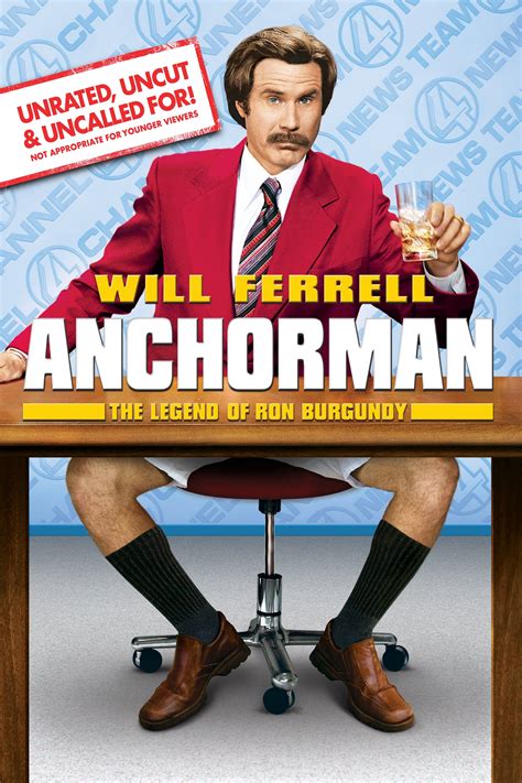 Anchorman: The Legend of Ron Burgundy (2004) - Posters — The Movie