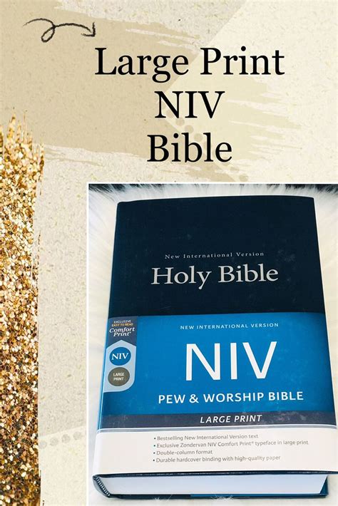 Holy Bible - Large Print NIV Bible | Lazada