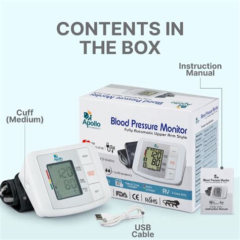 Apollo Pharmacy Blood Pressure Monitor Ap Bp Count Price Uses