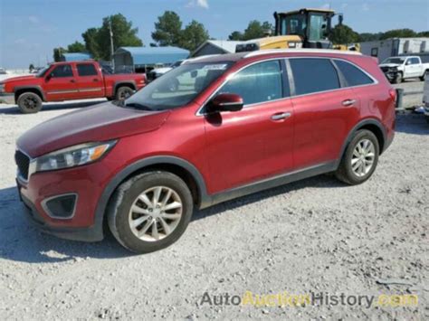 5XYPG4A59GG134697 2016 KIA SORENTO LX - View history and price at AutoAuctionHistory