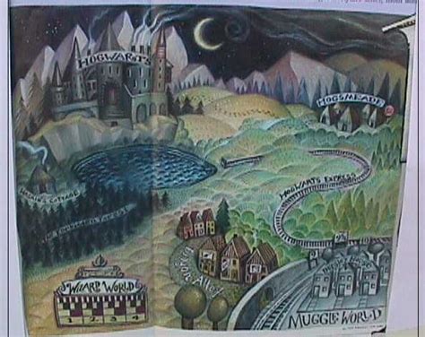 Harry Potter Theme Park Map