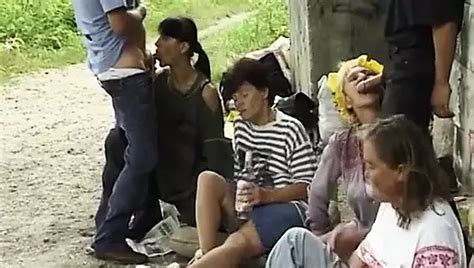 I Caught My Neighbor Masturbating In The Toilet On The Street And I Joined Her Lesbian