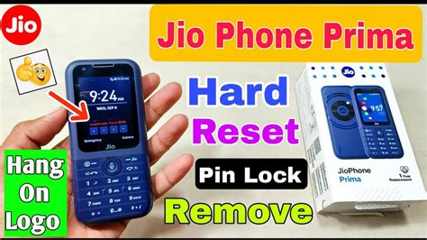 Jio Phone Prima Hang On Logo Hard Reset Jio F491H Pin Lock Remove