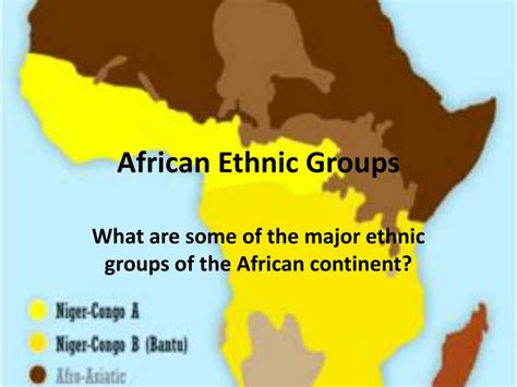 Ethnic Groups In Africa Map - Map