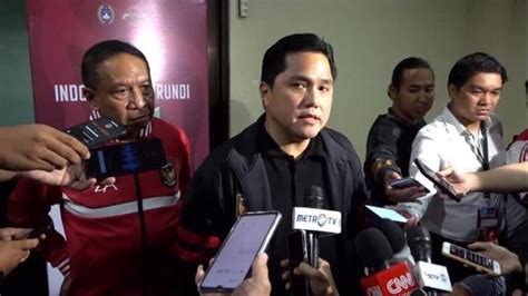 Indonesia Terhindar Dari Sanksi Fifa Erick Thohir Berhasil Jalankan