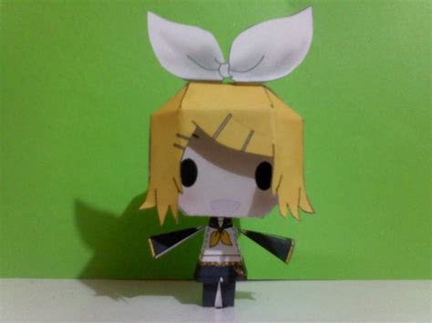 Kagamine Rin Chibi [papercraft] By Meg Holmes On Deviantart