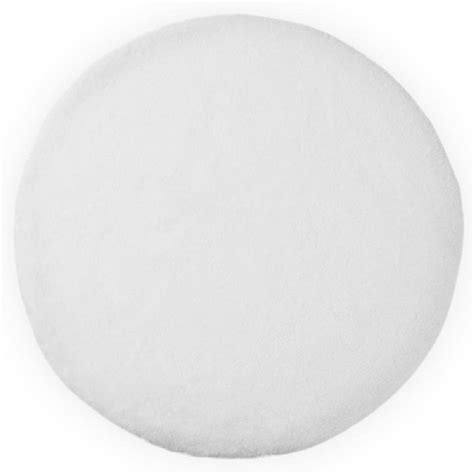 Latepis Mmlior White Ft X Ft Soft Faux Rabbit Fur Round Area Rug