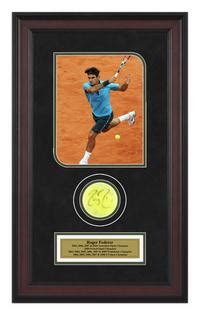 Roger Federer Autographed Ball Memorabilia - Autographed Tennis ...