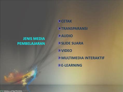 Ppt Jenis Dan Karakteristik Media Pembelajaran Powerpoint Presentation Id3036737