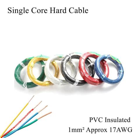 Awg Bv Mm Single Strand Single Core Hard Line Pvc Insulated