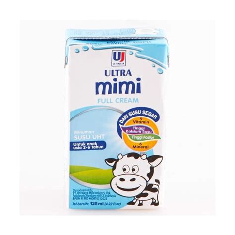 Ultra Mimi Full Cream 125 ML Indonesia Distribution Hub