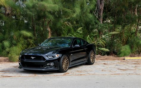 Black Ford Mustang coupe, Ford, car, Ford Mustang HD wallpaper | Wallpaper Flare