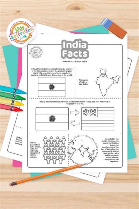 Amazing India Facts Coloring Pages For Kids Of All Ages Kids