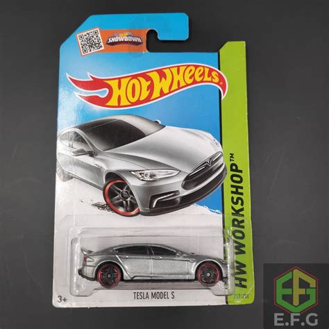 Hot Wheels Tesla Model S Hw Workshop Shopee Malaysia