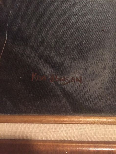 Kim Benson Old Sea Captain Oil Painting Framed 1887019664