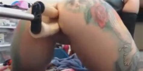 Busty Slut Takes Double Dildo With Sex Machine Tnaflix