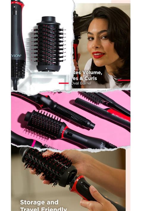 Revlon One Step Volumizer Plus Hair Dryer And Hot Air Brush Dry And Style Black