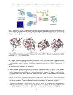 Learning Geometrically Disentangled Representations Of Protein Folding