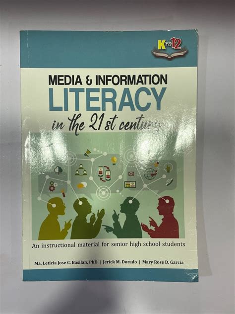 Media And Information Literacy Textbook Grade Hobbies Toys Books