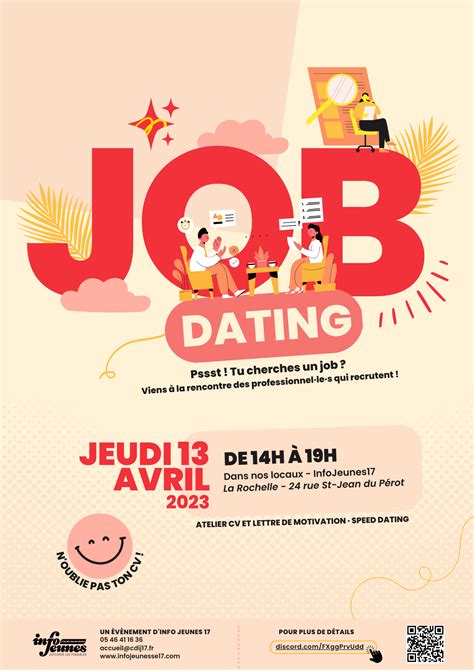 JOB DATING organisé par Info Jeunes 17 Espace Régional d Information