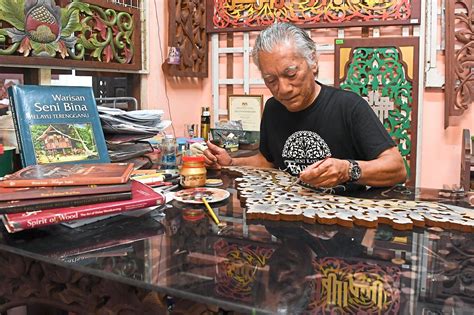 This Malaysian Craftsman Adds Lively Colours To Traditional Wood