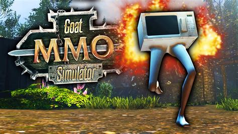 HELLACIOUS MICROWAVE Goat Simulator MMO Funny Moments Gameplay