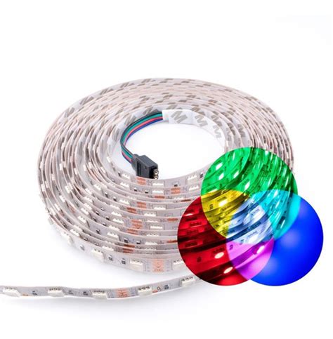 Tira Led 5050 Rollo 5 Metros Interior Rgb Multicolor Tl 180 00 En